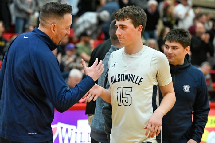 a Wilsonville Redmond 5A Oregon boys basketball quarterfinal 2024 Leon Neuschwander 64